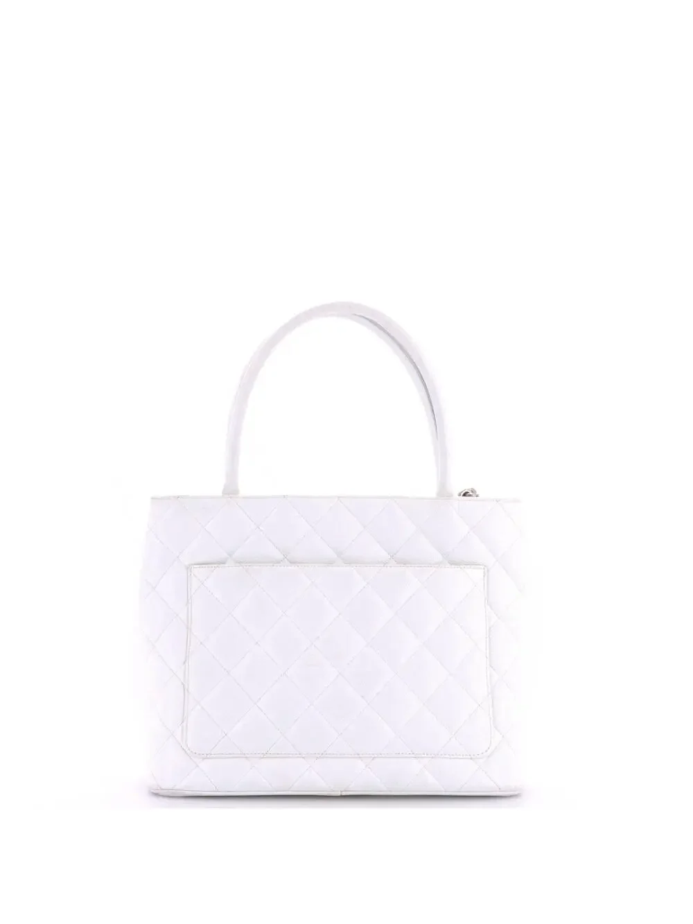 Chanel Medallion Tote Quilted Caviar #322985C23B